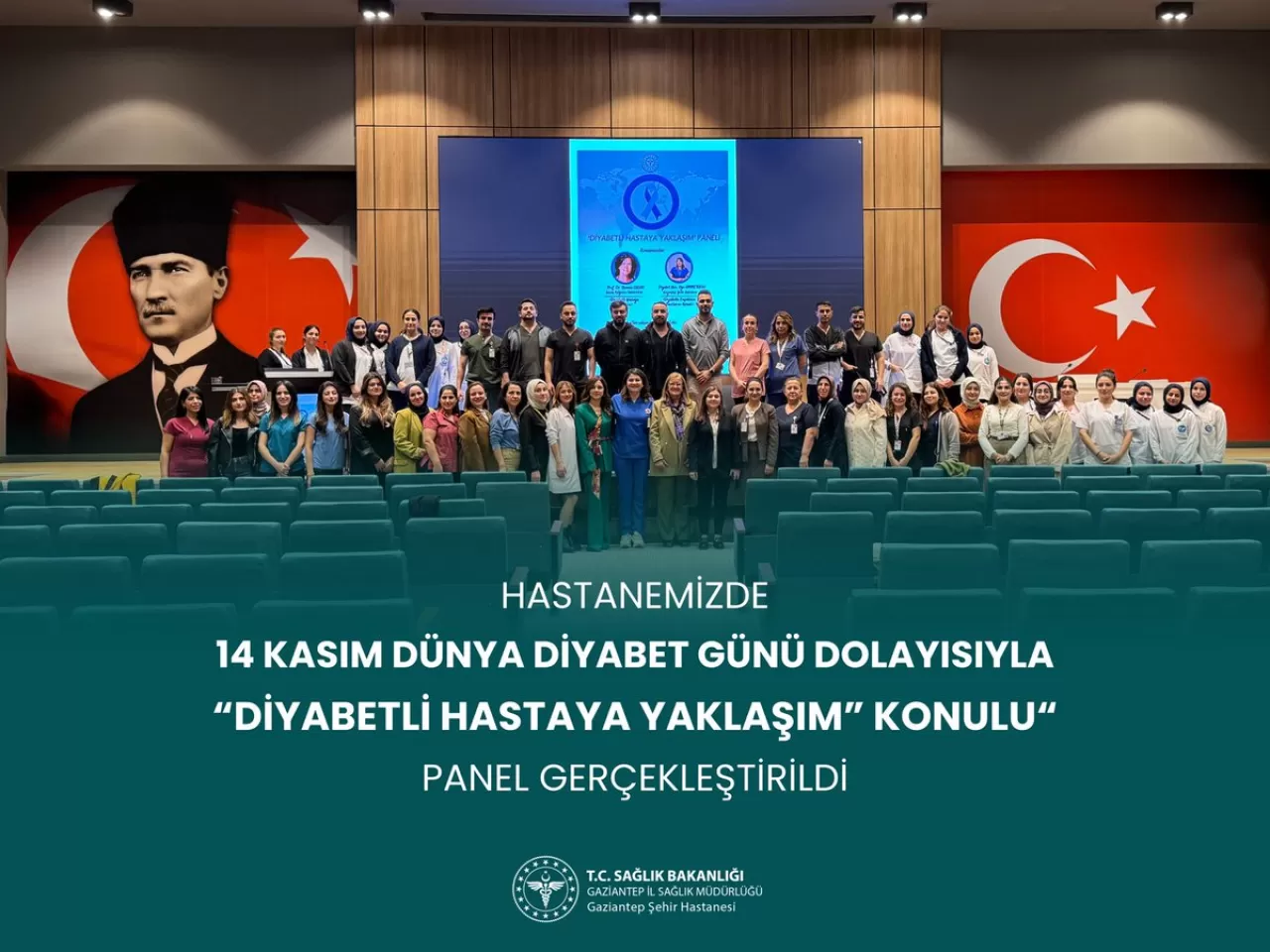 Gaziantep Şehir Hastanesi'nde Dünya Diyabet Günü Paneli Düzenlendi