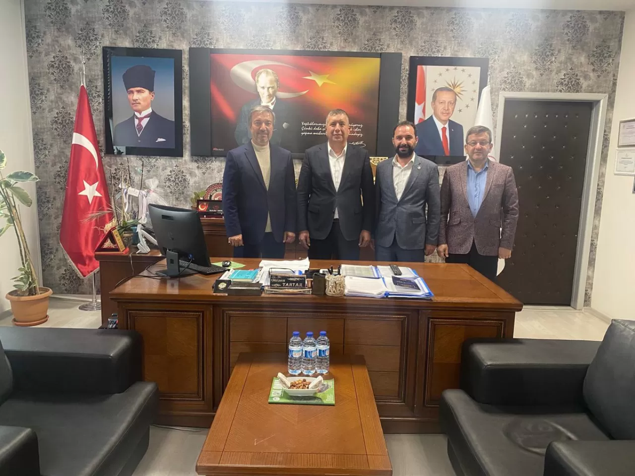 Nevşehir'de Sendika Temsilcilerinden İl Sağlık Müdürü'ne Ziyaret