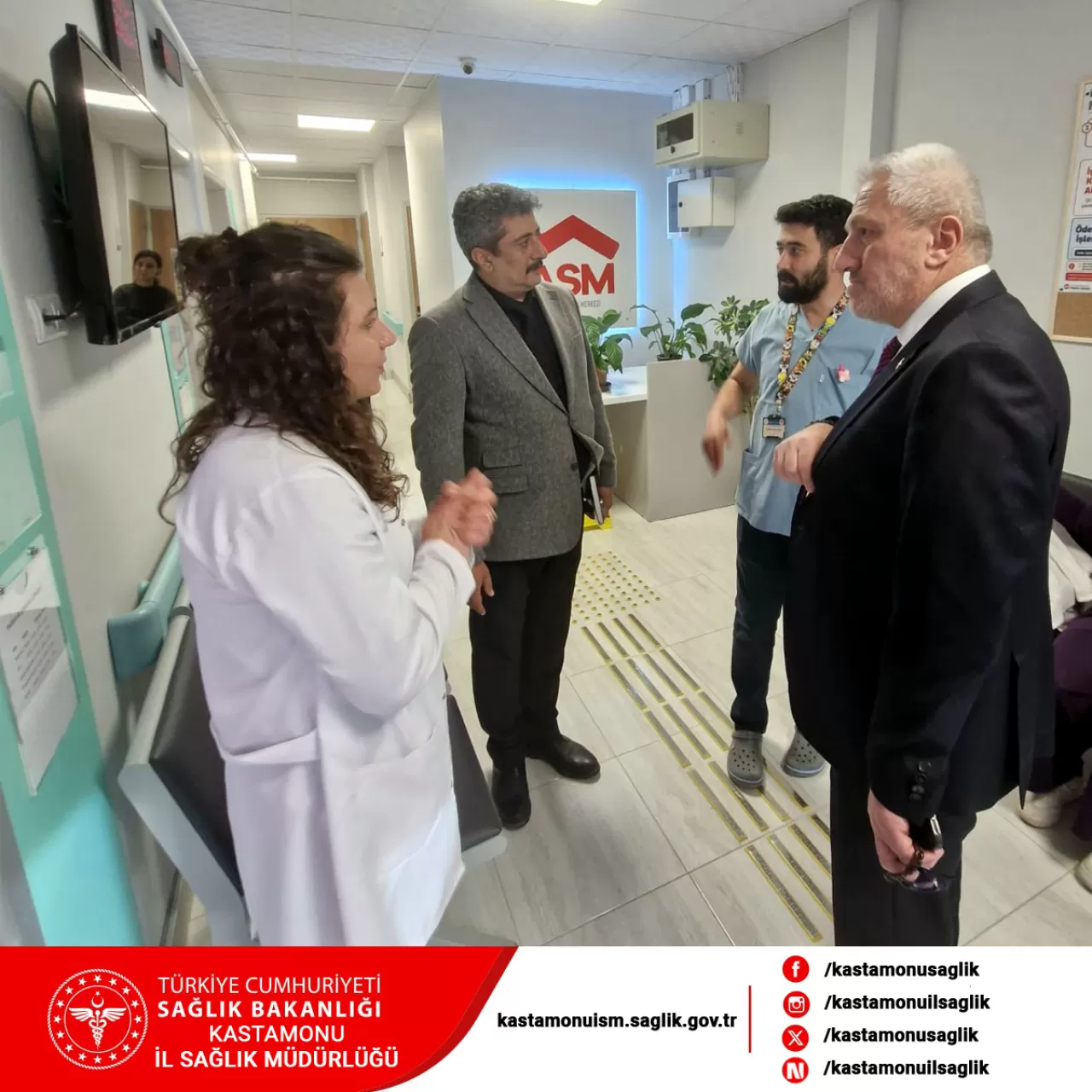 Kastamonu'da Aile Sağlığı Merkezleri'nde Ziyaret