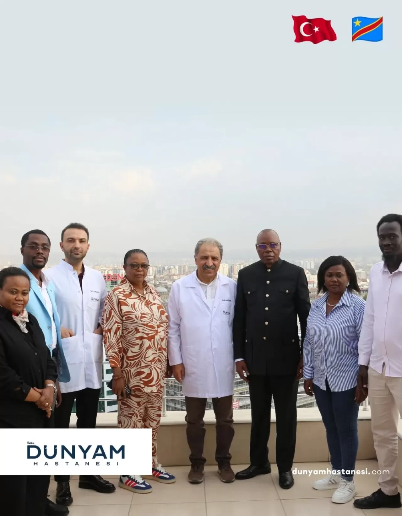 Kayseri Dünyam Hastanesi ile Demokratik Kongo Cumhuriyeti Arasında Sağlık Turizmi İş Birliği