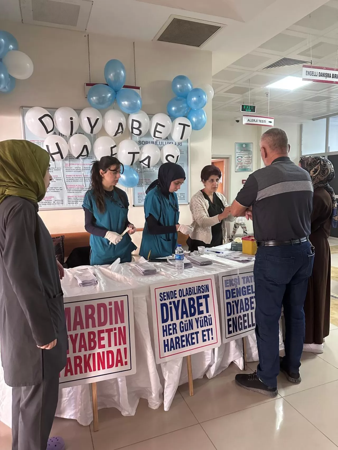 Kızıltepe Devlet Hastanesi'nde Diyabete Farkındalık Etkinliği