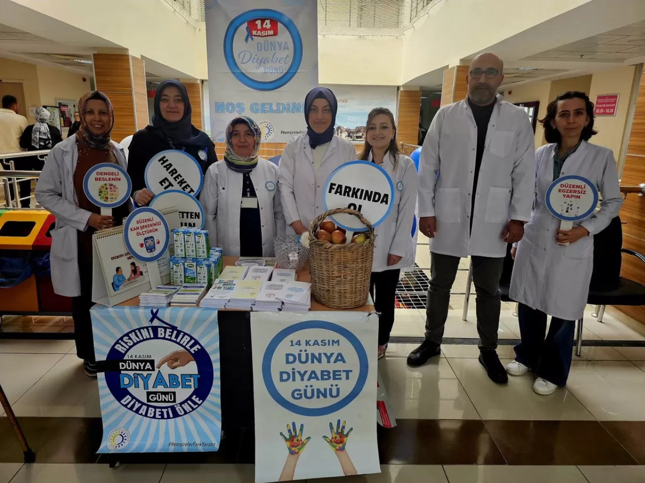 Niğde'de Dünya Diyabet Günü'nde Farkındılık Standı