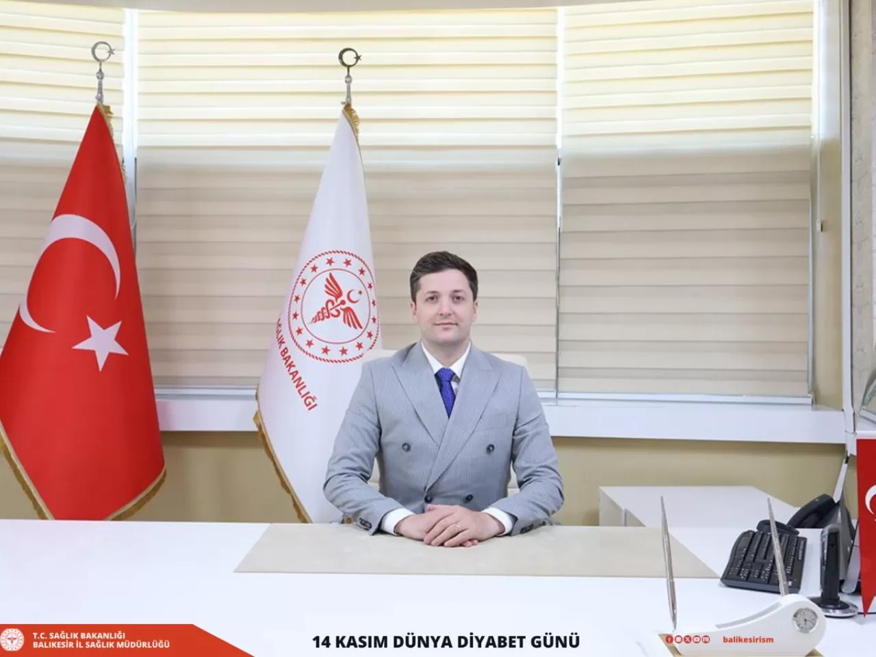 Balıkesir'de Dünya Diyabet Günü'nde Farkındalık Vurgusu