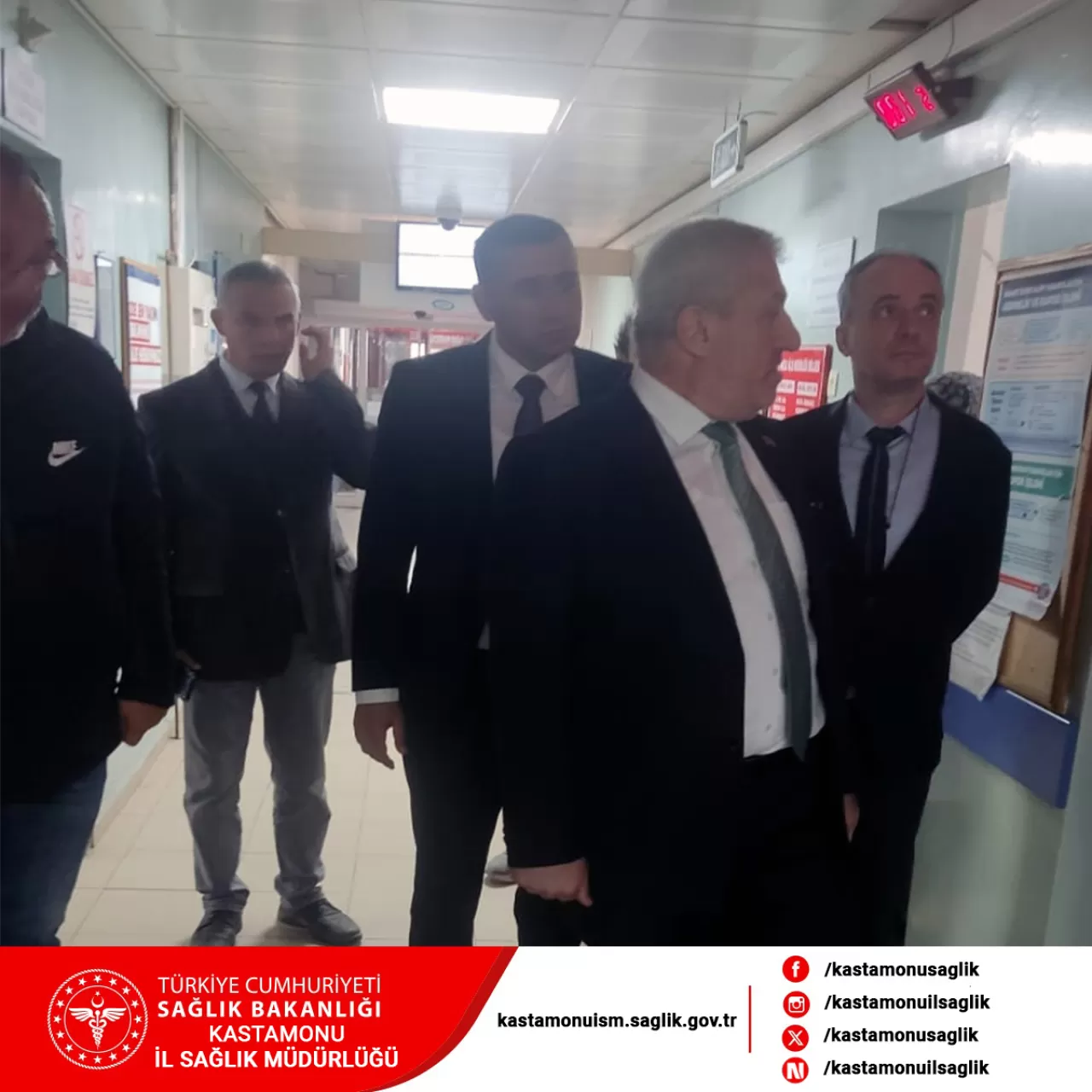 Kastamonu İl Sağlık Müdürü Dr. Fevzi Yavuzyılmaz Daday Devlet Hastanesi'nde İncelemelerde Bulundu