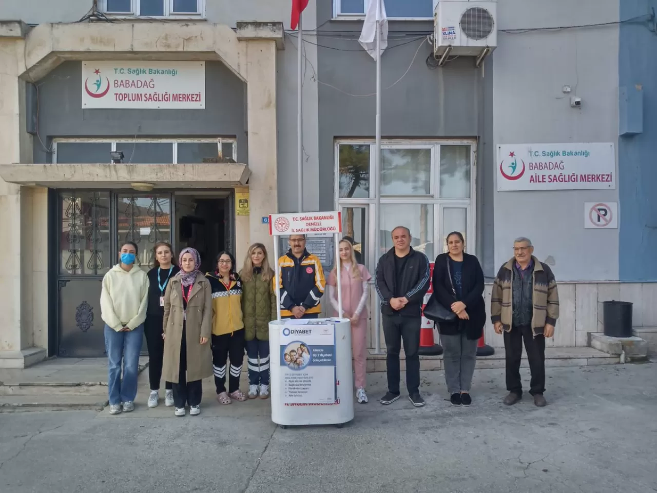 Denizli'de Dünya Diyabet Günü'nde Sağlık Taraması Yapıldı