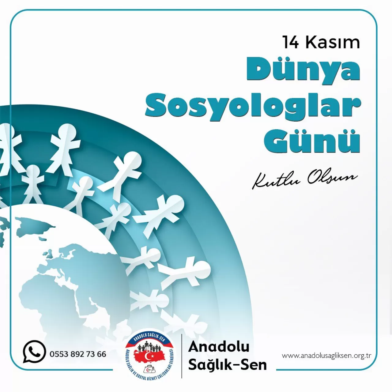 14 Kasım Dünya Sosyologlar Günü Kutlandı