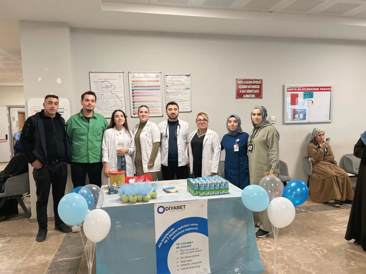 Ceylanpınar'da Diyabet Haftası'nda Sağlık Taraması ve Bilinçlendirme Etkinliği