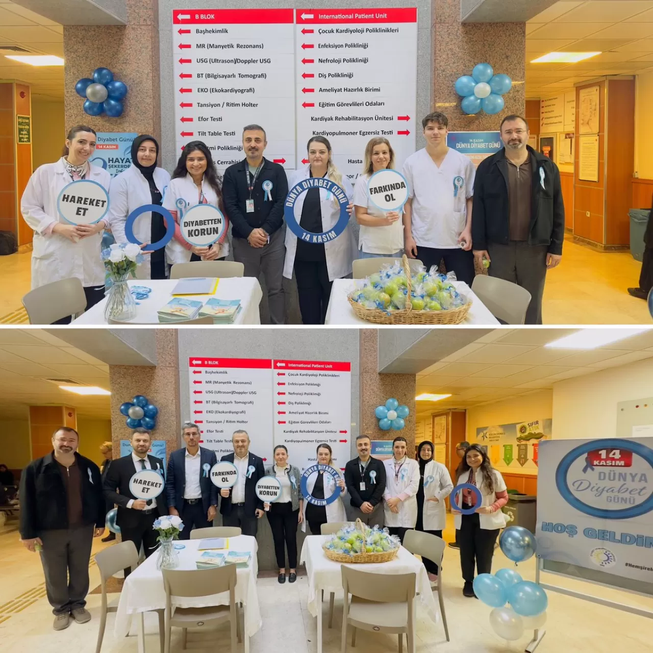 SBÜ İstanbul Mehmet Akif Ersoy Hastanesi'nde Dünya Diyabet Günü Farkındalık Etkinliği