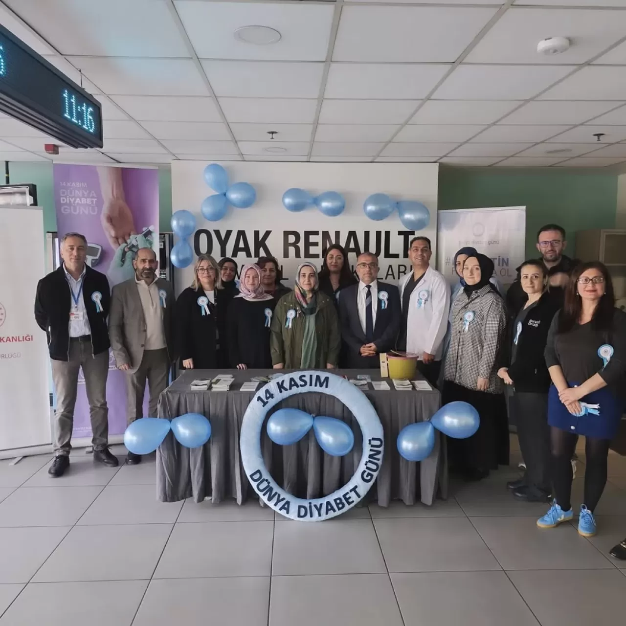 Bursa'da Oyak Renault Çalışanlarına Dünya Diyabet Günü'nde Sağlık Taraması
