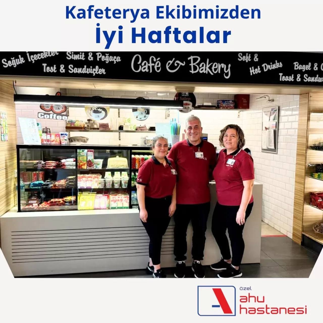 Muğla Ahu Hastanesi Kafeterya Ekibi ile Yeni Bir Haftaya Hazır