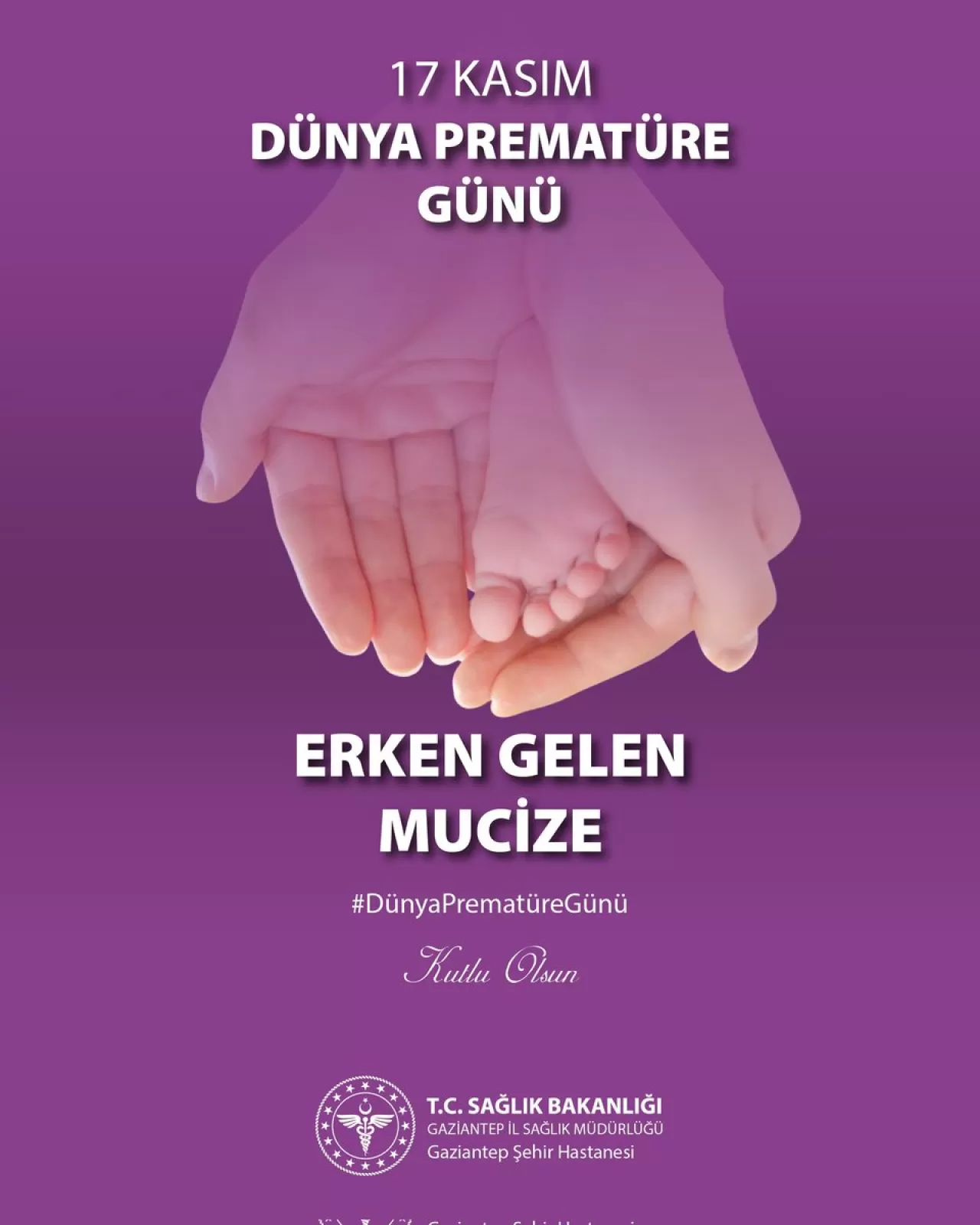 Gaziantep'te Minik Kalplere Sağlık Desteği