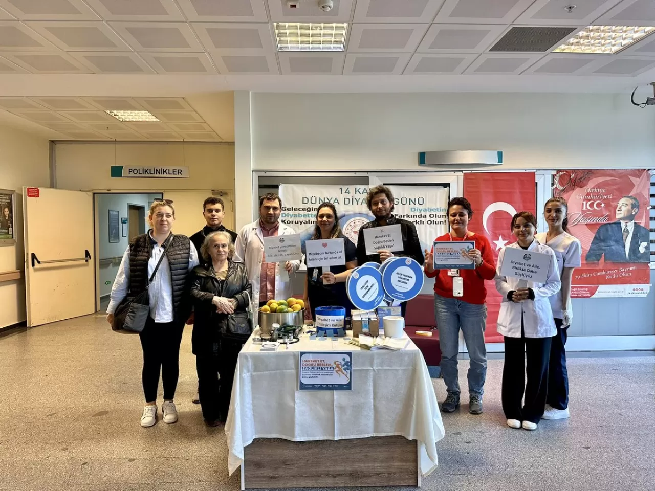 Kırklareli'nde Dünya Diyabet Günü'nde Ücretsiz Kan Şekeri Taraması