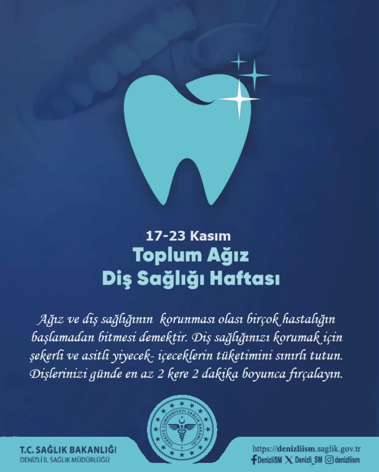 Denizli'de Ağız ve Diş Sağlığı Haftası'nda Önemli Uyarılar