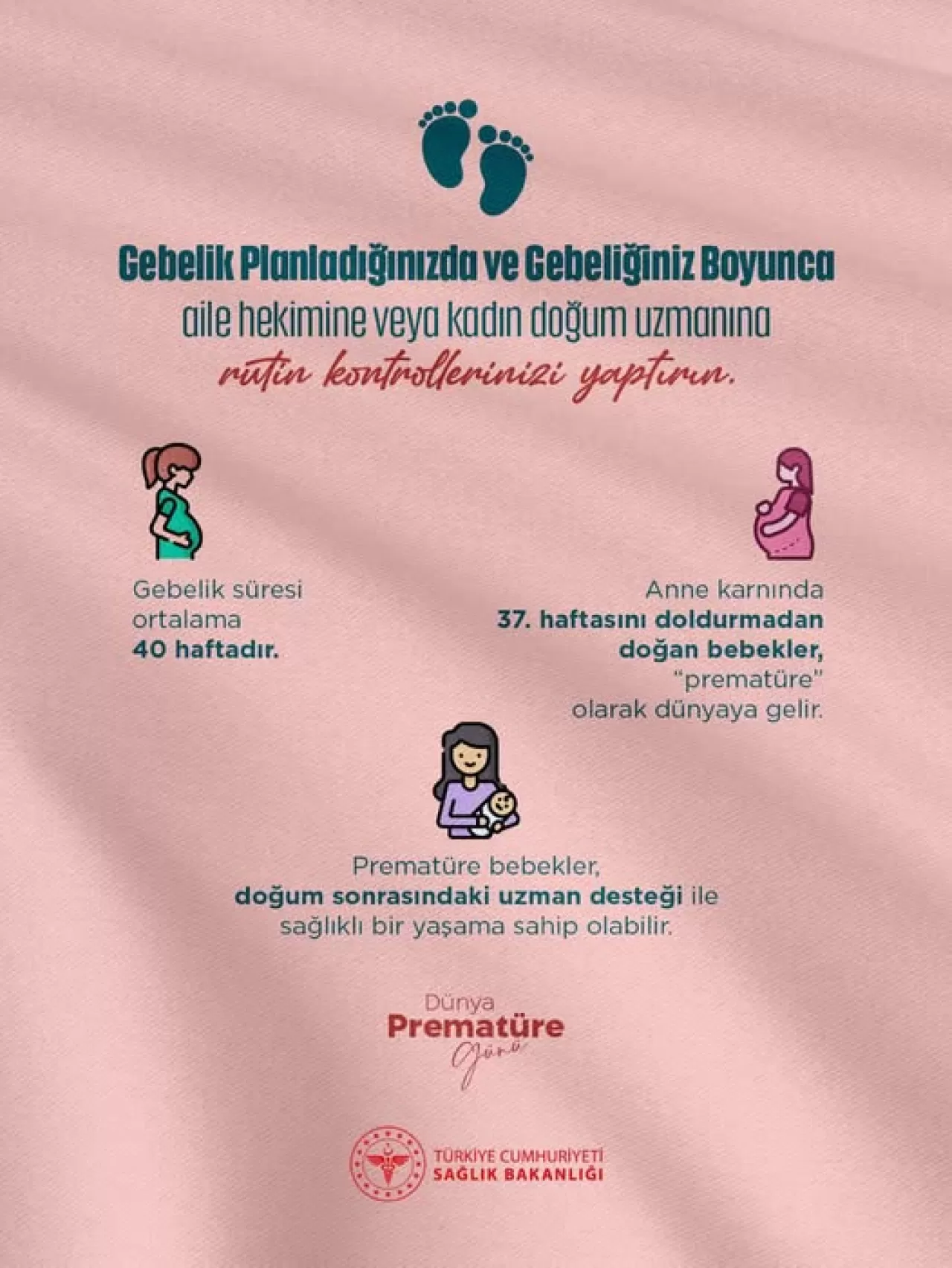 Gebelikte Rutin Kontroller ve Dünya Prematüre Günü'nün Önemi