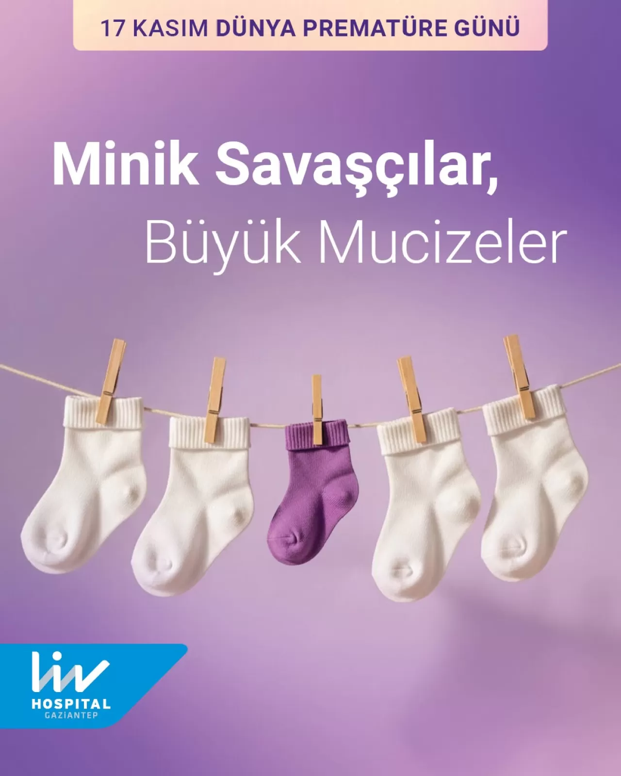 17 Kasım Dünya Prematüre Günü'nde Farkındalık Yaratılıyor