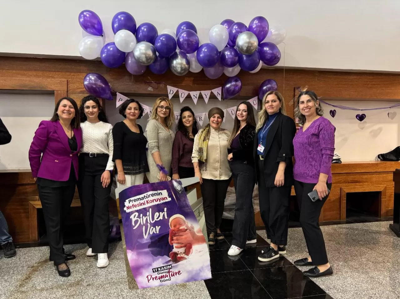 Muğla Eğitim ve Araştırma Hastanesi'nde Prematüre Farkındalık Etkinliği