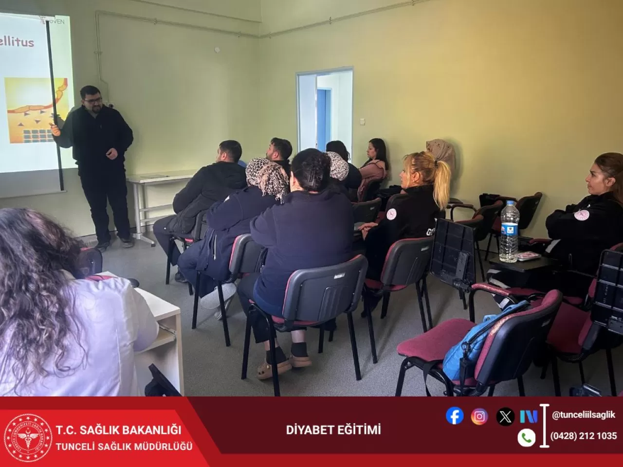 Çemişgezek Devlet Hastanesi'nde Diyabet Farkındalık Eğitimi