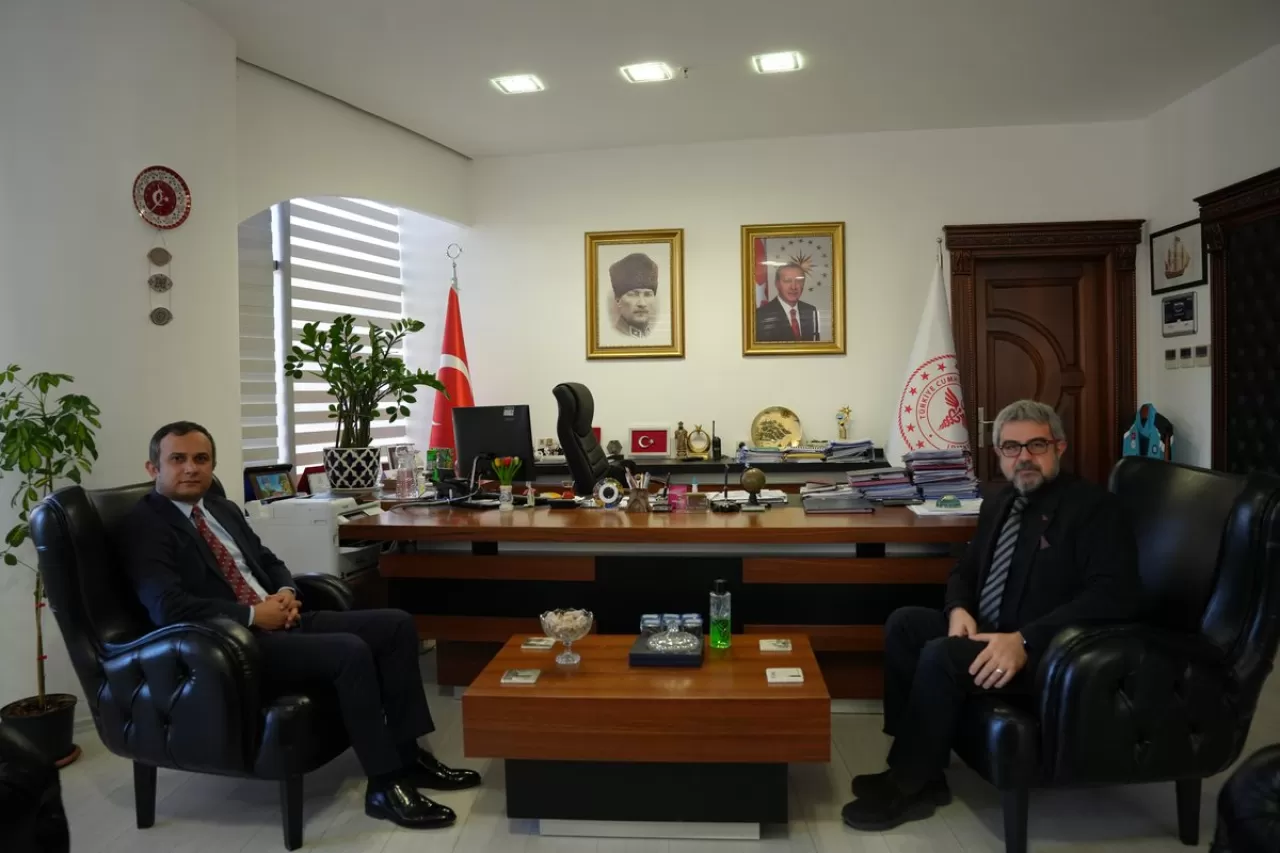 Termal Kaymakamı, Yalova İl Sağlık Müdürü'nü Ziyaret Etti