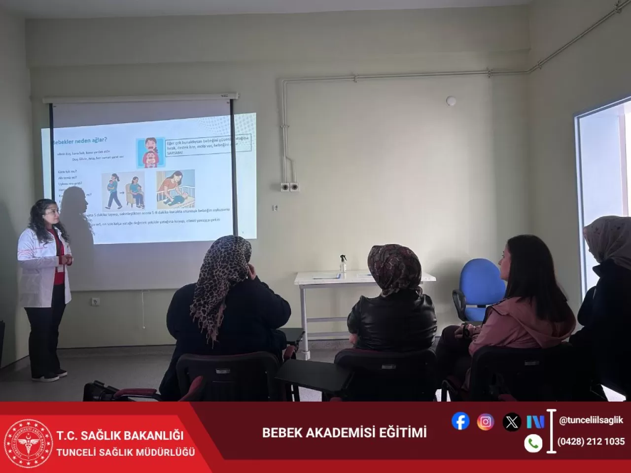Tunceli'de Bebek Akademisi ile Ebeveynlere Sağlıklı Nesiller Eğitimi