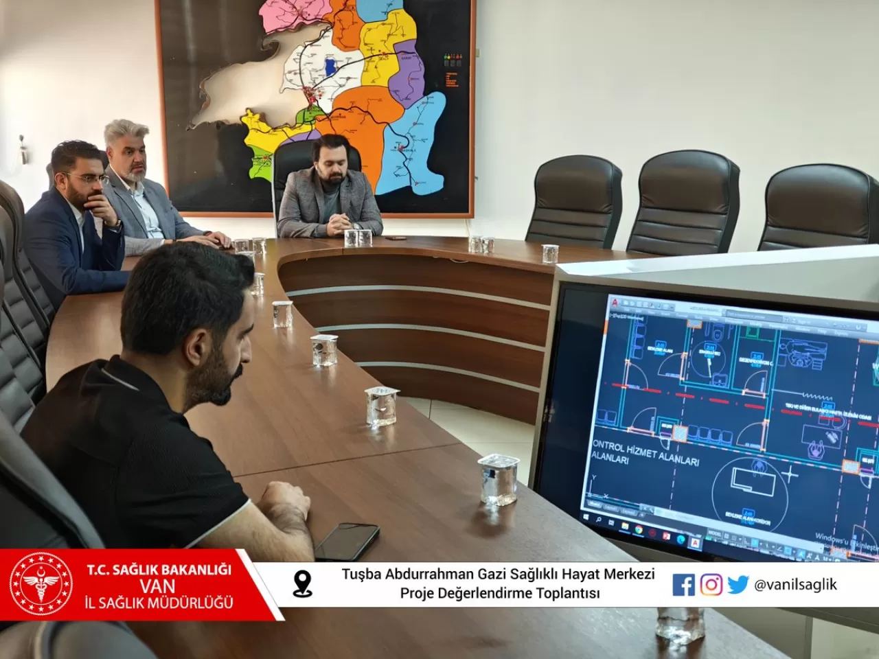 Van'da Tuşba Abdurrahman Gazi Sağlıklı Hayat Merkezi'nin Proje Değerlendirme Toplantısı Yapıldı