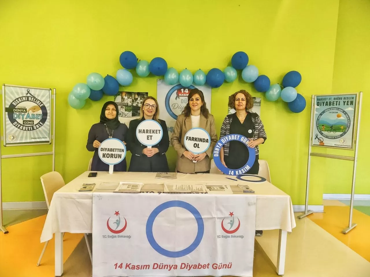 Isparta Şehir Hastanesi'nde Dünya Diyabet Günü Etkinliği