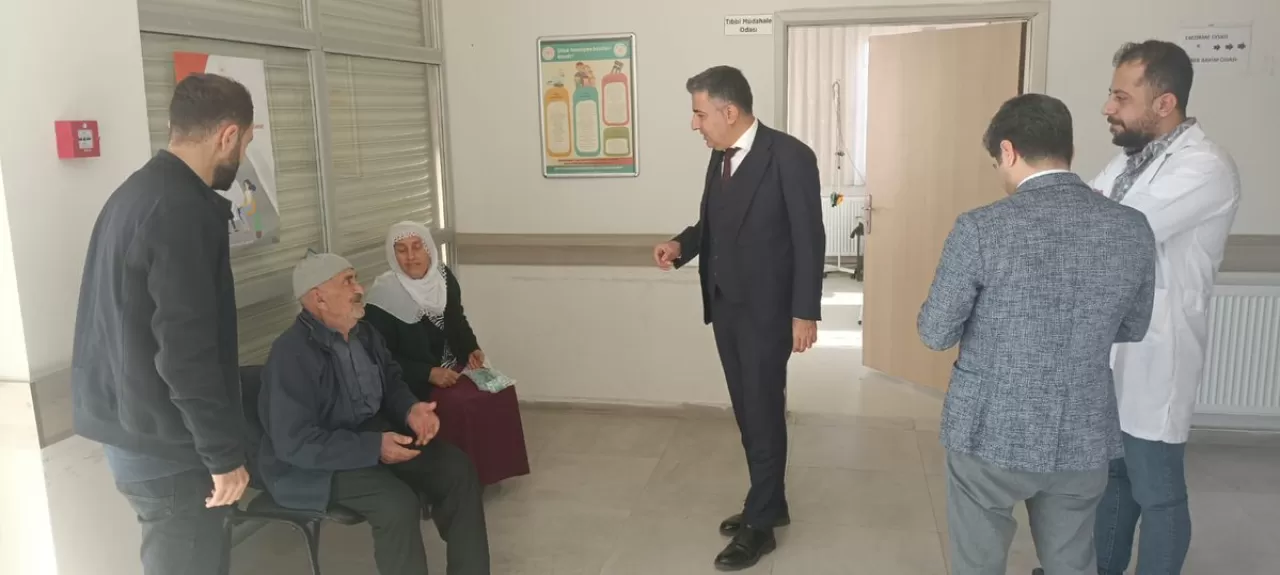Batman İl Sağlık Müdürü Sason Yücebağ'da İncelemelerde Bulundu
