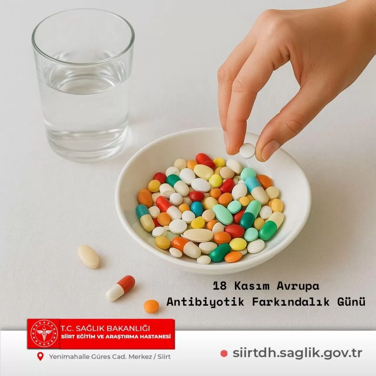 Siirt'te Akılcı İlaç Kullanımı ve Antibiyotik Farkındalığı Vurgulandı