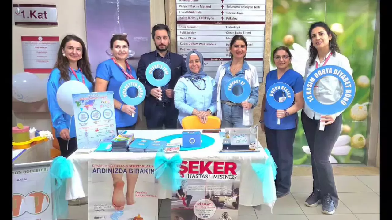 14 Kasım Dünya Diyabet Günü'nde Gaziemir'de Sağlık Taraması