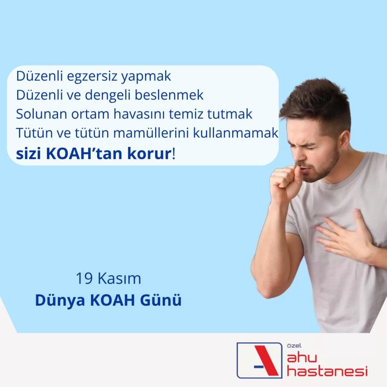 Muğla Ahu Hastanesi, Dünya KOAH Günü'nde 