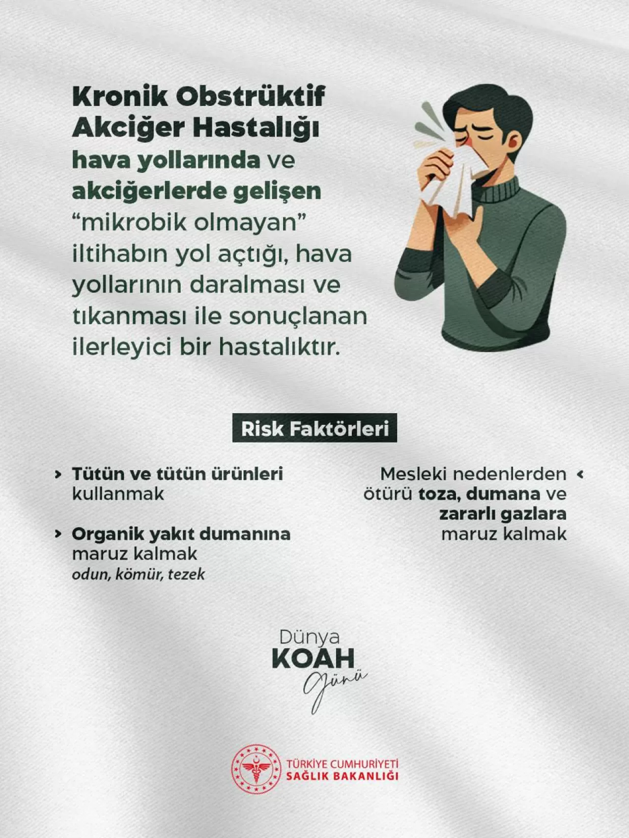 Bingöl'de Kronik Obstrüktif Akciğer Hastalığı (KOAH) Hakkında Önemli Bilgiler
