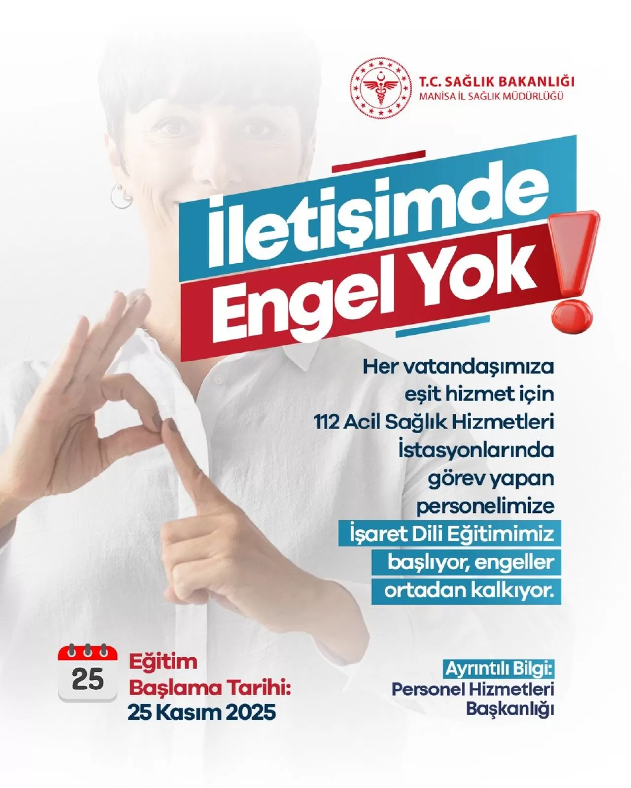 Manisa'da Sağlık Çalışanlarına İşaret Dili Eğitimi