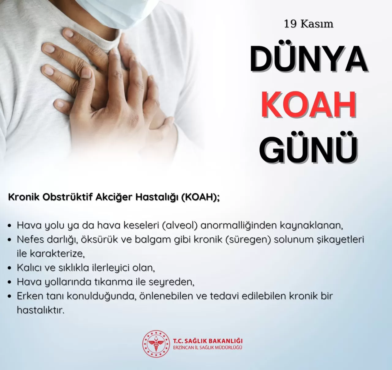 Erzincan'da KOAH Farkındalığı: Nefes Darlığına Dikkat!