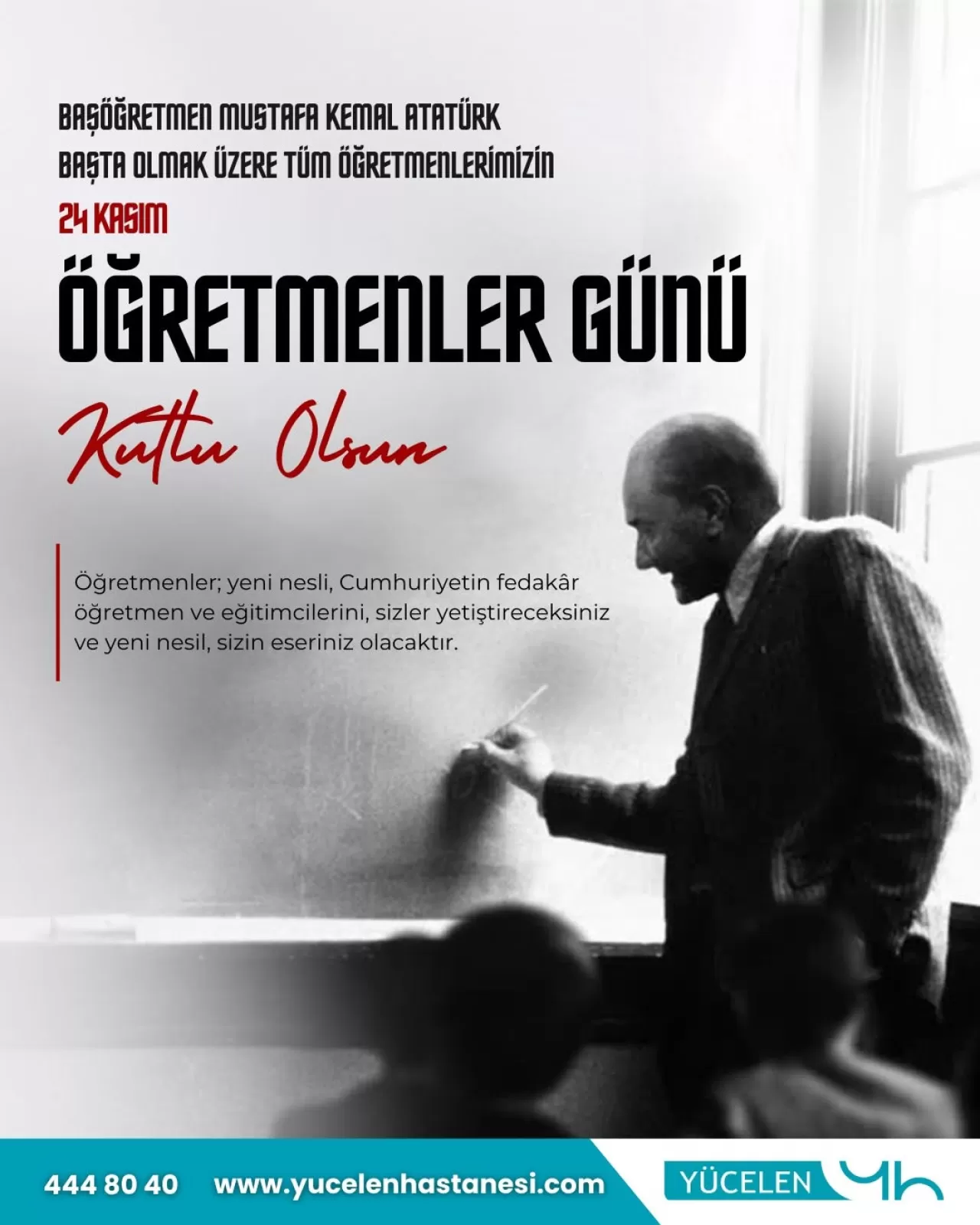 Öğretmenler Günü'nde Eğitim Emekçilerine Minnet Mesajı