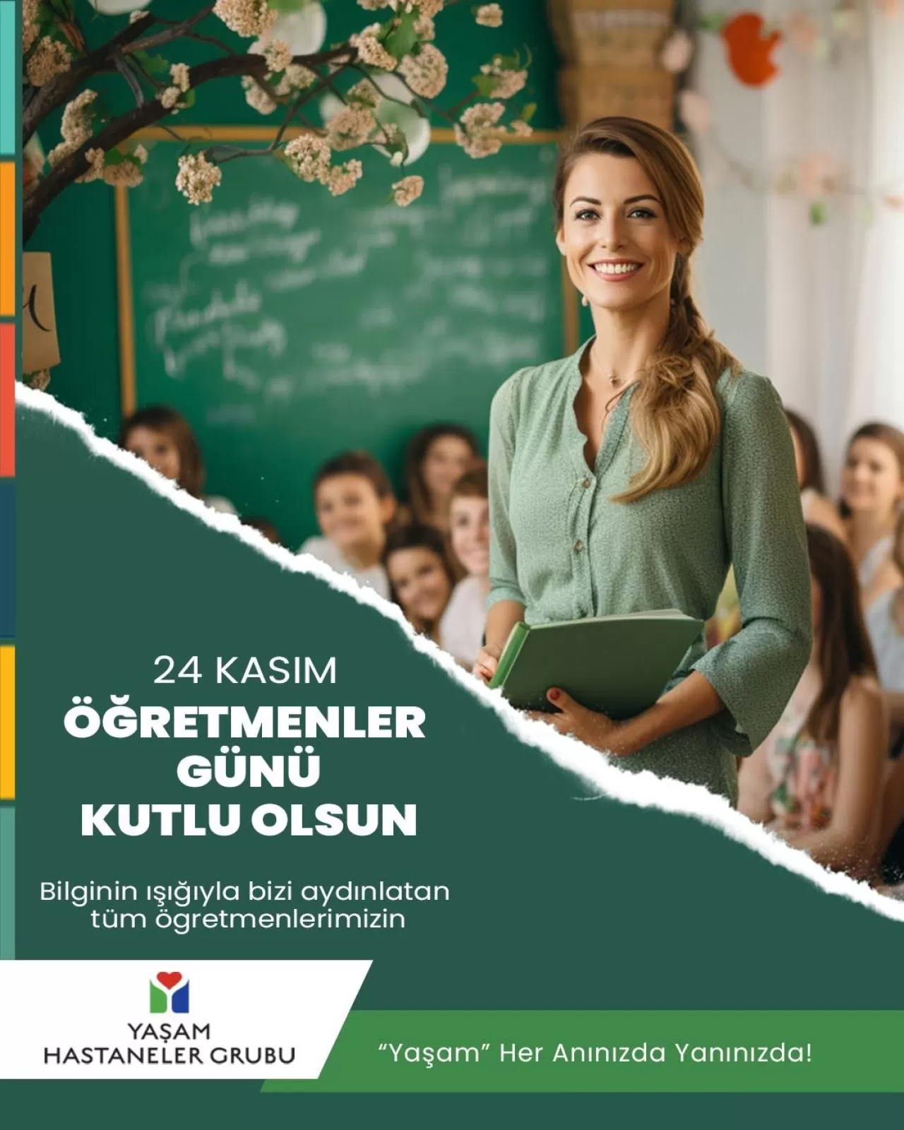 Antalya Yaşam Hastanesi'nden 24 Kasım Öğretmenler Günü Mesajı