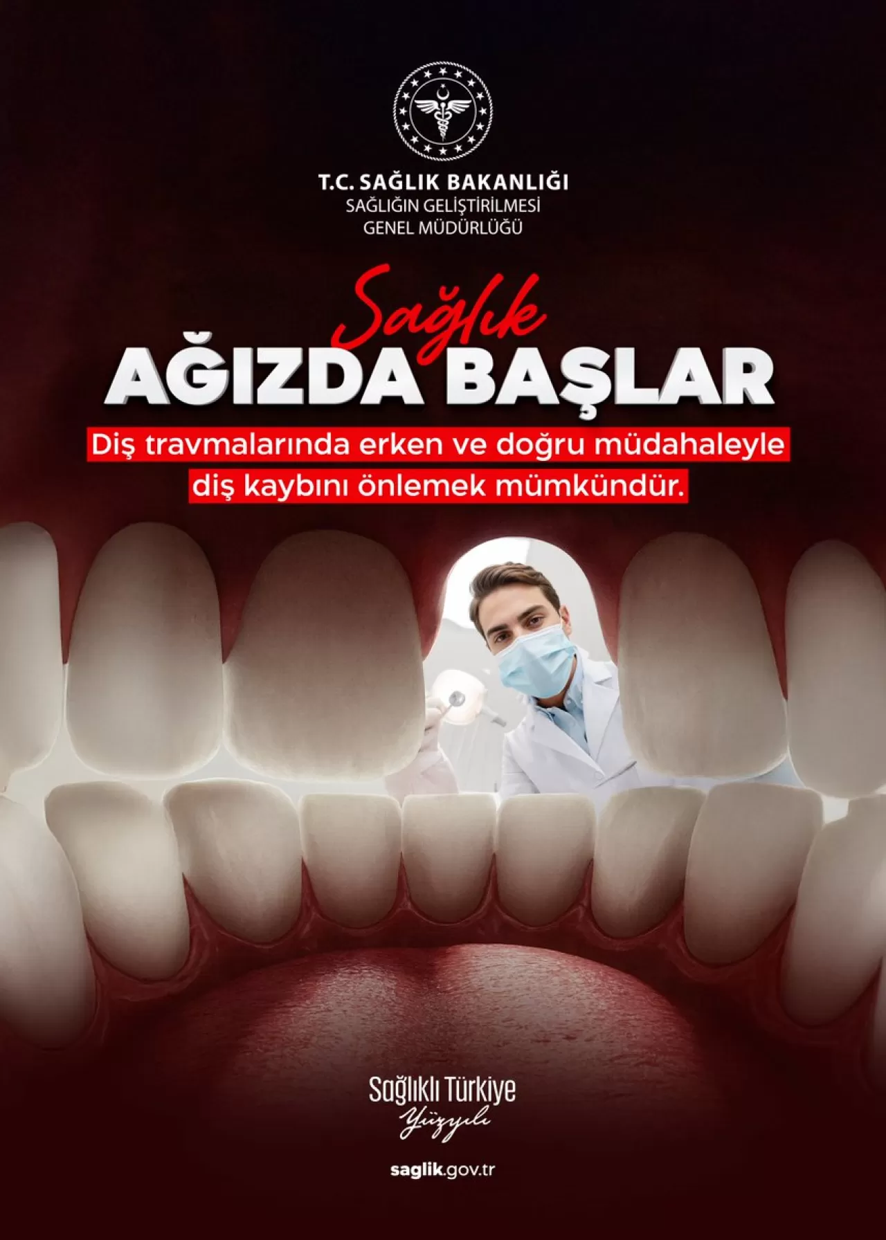 Sivas'ta 21-27 Kasım Toplum Ağız ve Diş Sağlığı Haftası Etkinlikleri Başladı