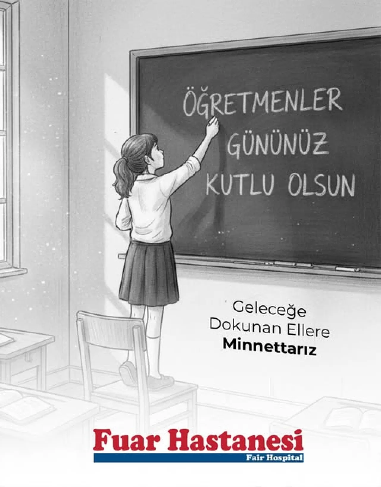 Özel Fuar Hastanesi'nden 24 Kasım Öğretmenler Günü Mesajı