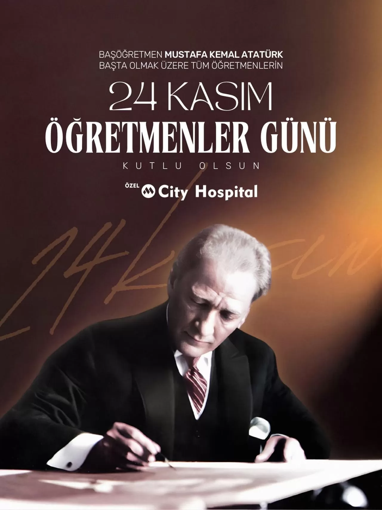 Mersin Şehir Hastanesi'nden 24 Kasım Öğretmenler Günü Mesajı