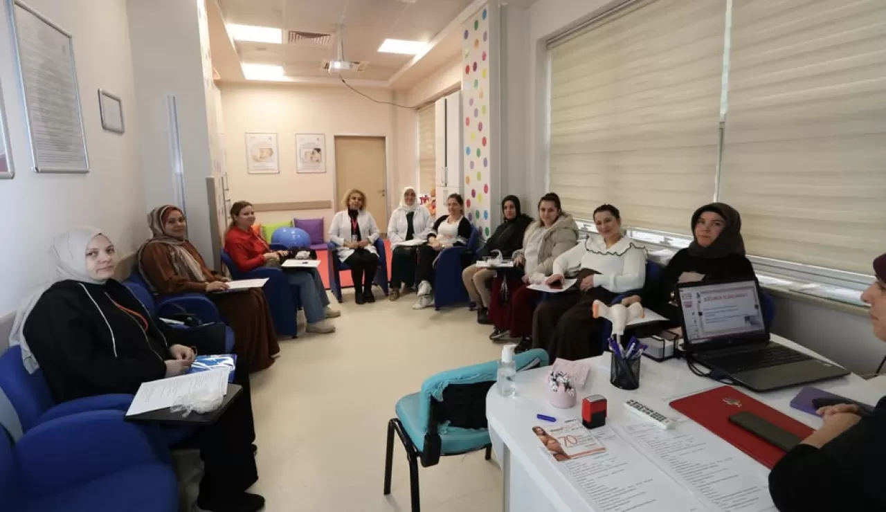 Amasya'da Anne Adaylarına Doğum Süreci Eğitimi Verildi