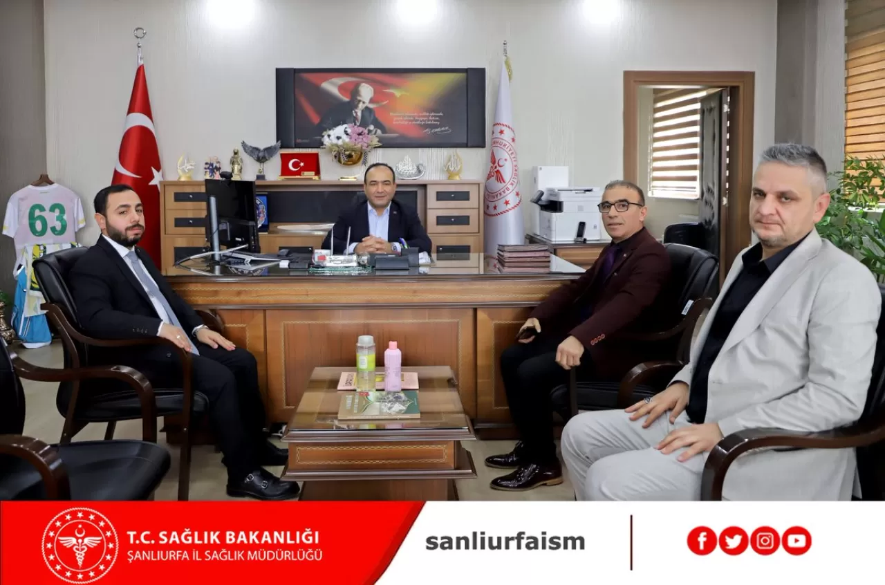Şanlıurfa İl Sağlık Müdürü Dr. Erhan Berk, Kanal Urfa Başkanı'nı Makamında Ağırladı