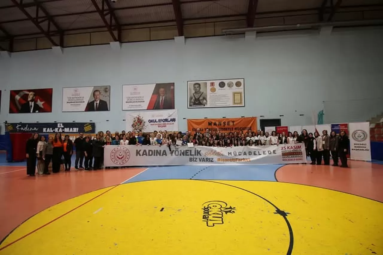 Kocaeli'de Kadına Yönelik Şiddete Karşı Farkındalık Turnuvası Düzenlendi