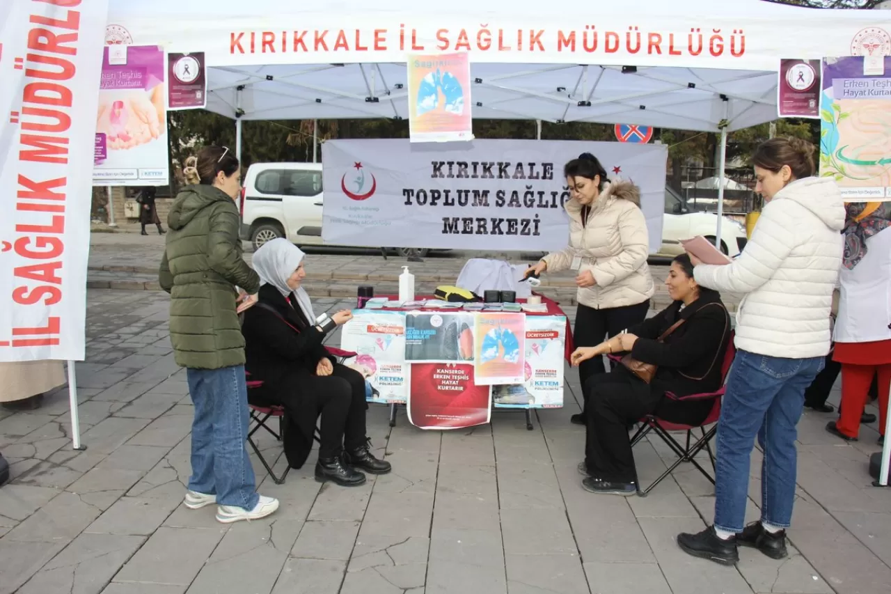Kırıkkale'de Akciğer Kanseri Farkındalık Etkinliği Düzenlendi