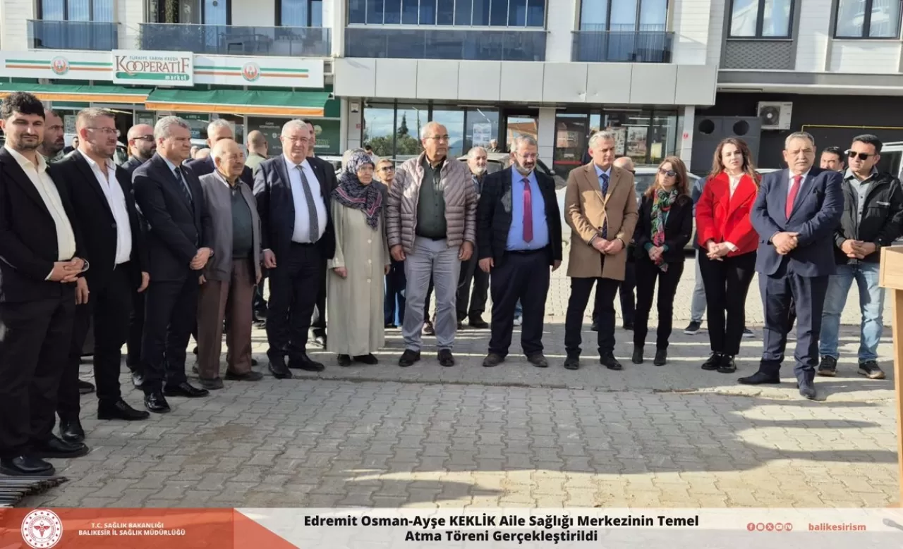 Balıkesir'de Yeni Aile Sağlığı Merkezi'nin Temeli Atıldı