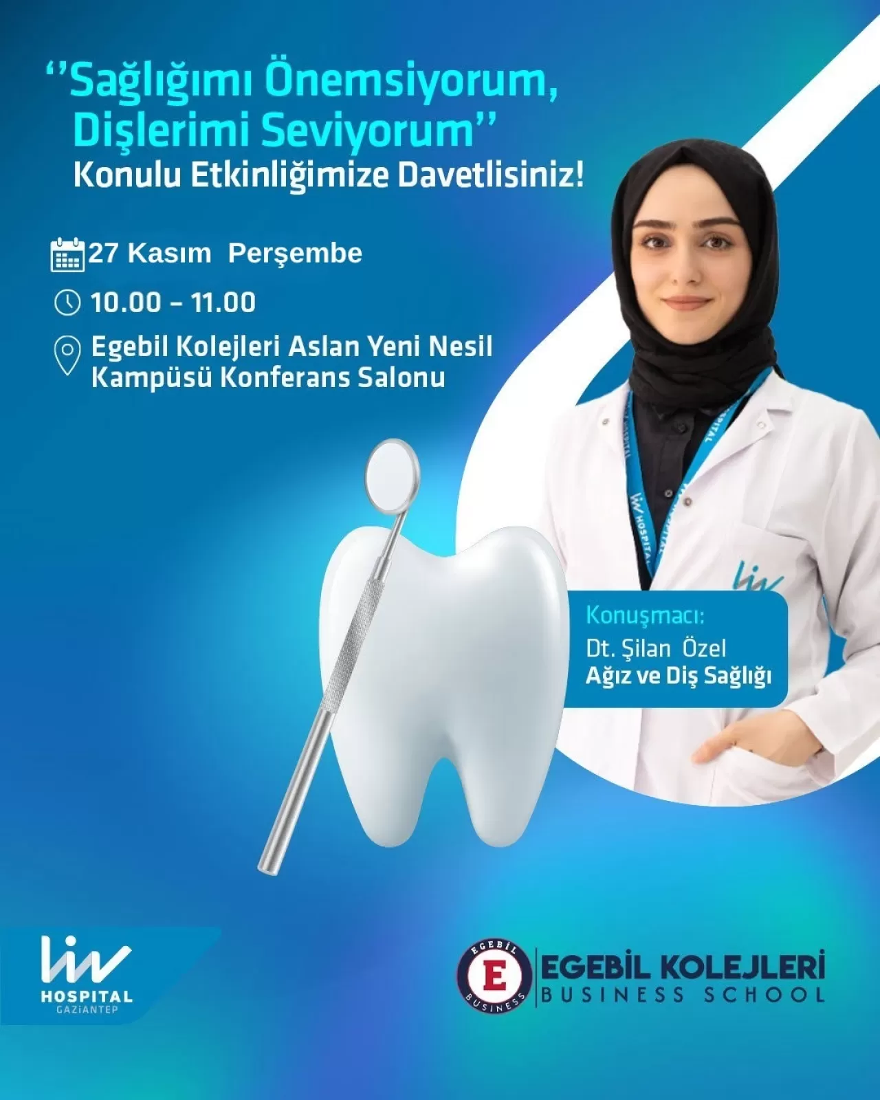 Gaziantep'te Öğrencilere Ağız ve Diş Sağlığı Eğitimi