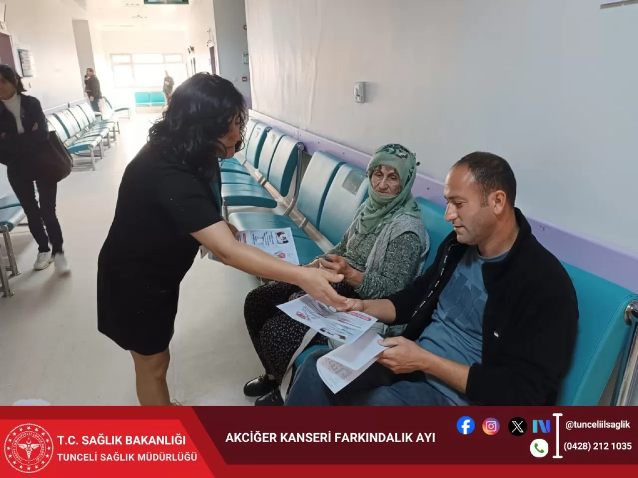 Tunceli'de Akciğer Kanseri Farkındalık Etkinliği: Erken Teşhisin Önemi Vurgulandı