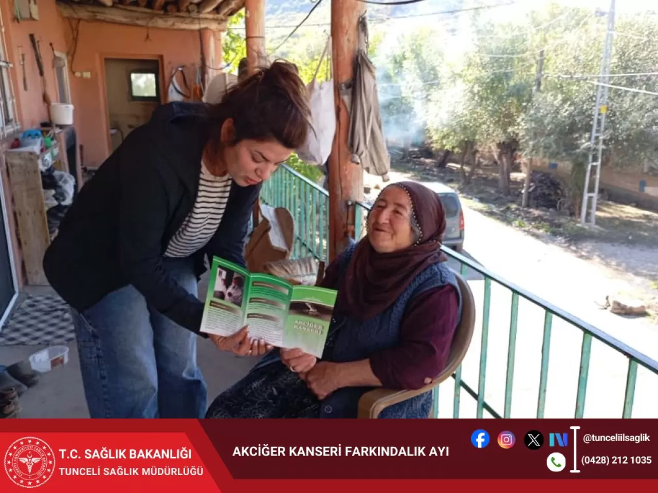 Tunceli'de Akciğer Kanseri Farkındalık Çalışması Yapıldı