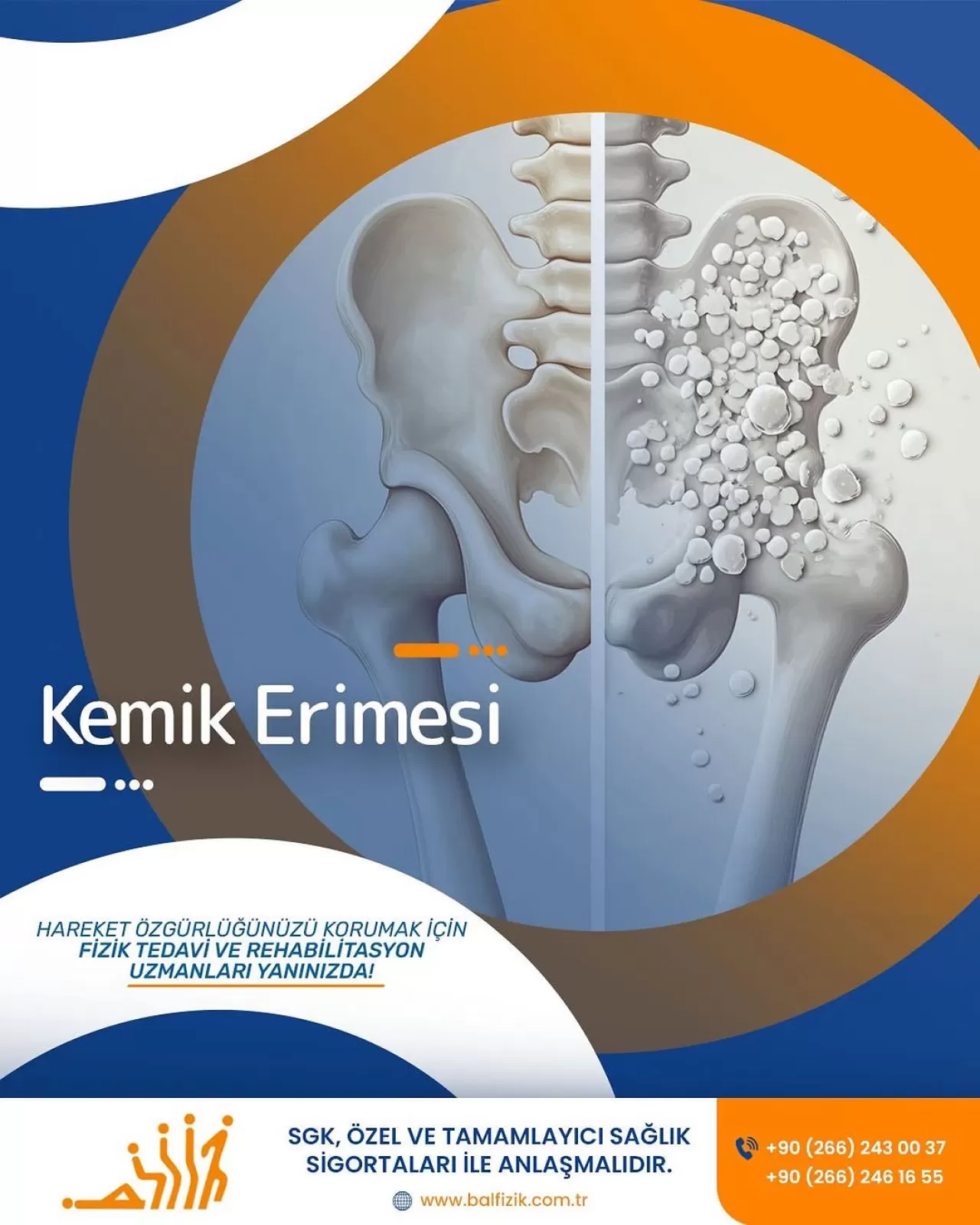 Kemik Erimesi (Osteoporoz) Belirtileri ve Tedavi Yöntemleri Balıkesir'de Ele Alınıyor