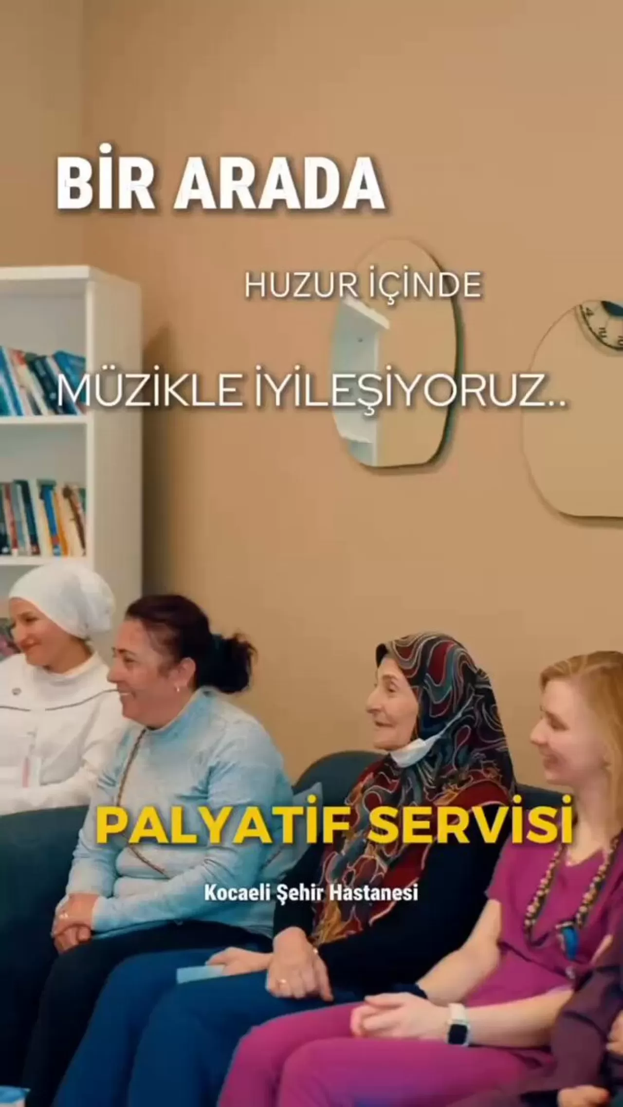 Kocaeli Şehir Hastanesi'nde Palyatif Bakım Hastalarına Müzikle Terapi