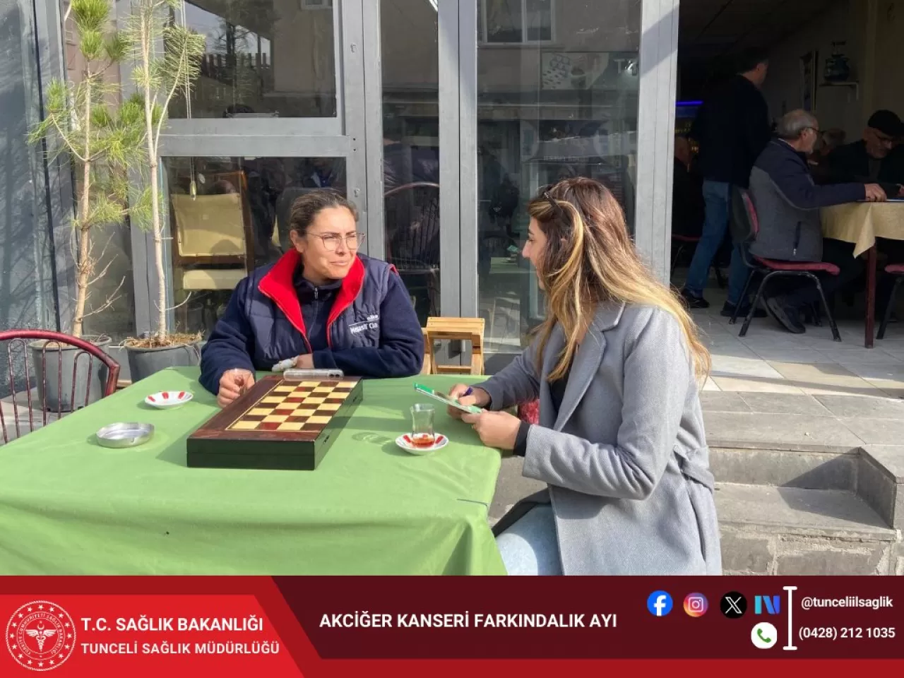 Tunceli'de Akciğer Kanseri Farkındalık Çalışması: Erken Teşhis Hayat Kurtarır