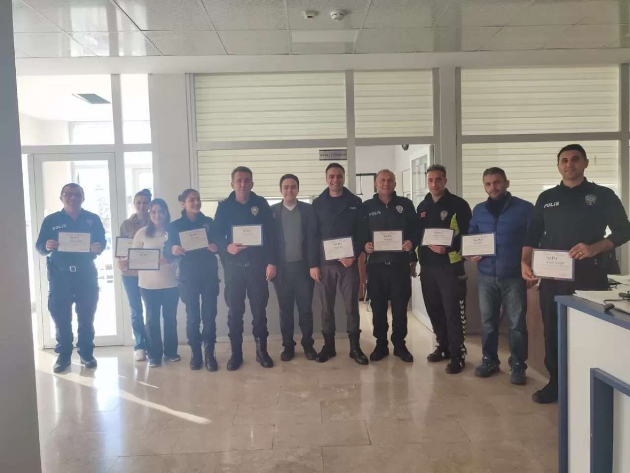 Bekilli'de Emniyet Personeline SAHA Elçileri Eğitimi Verildi