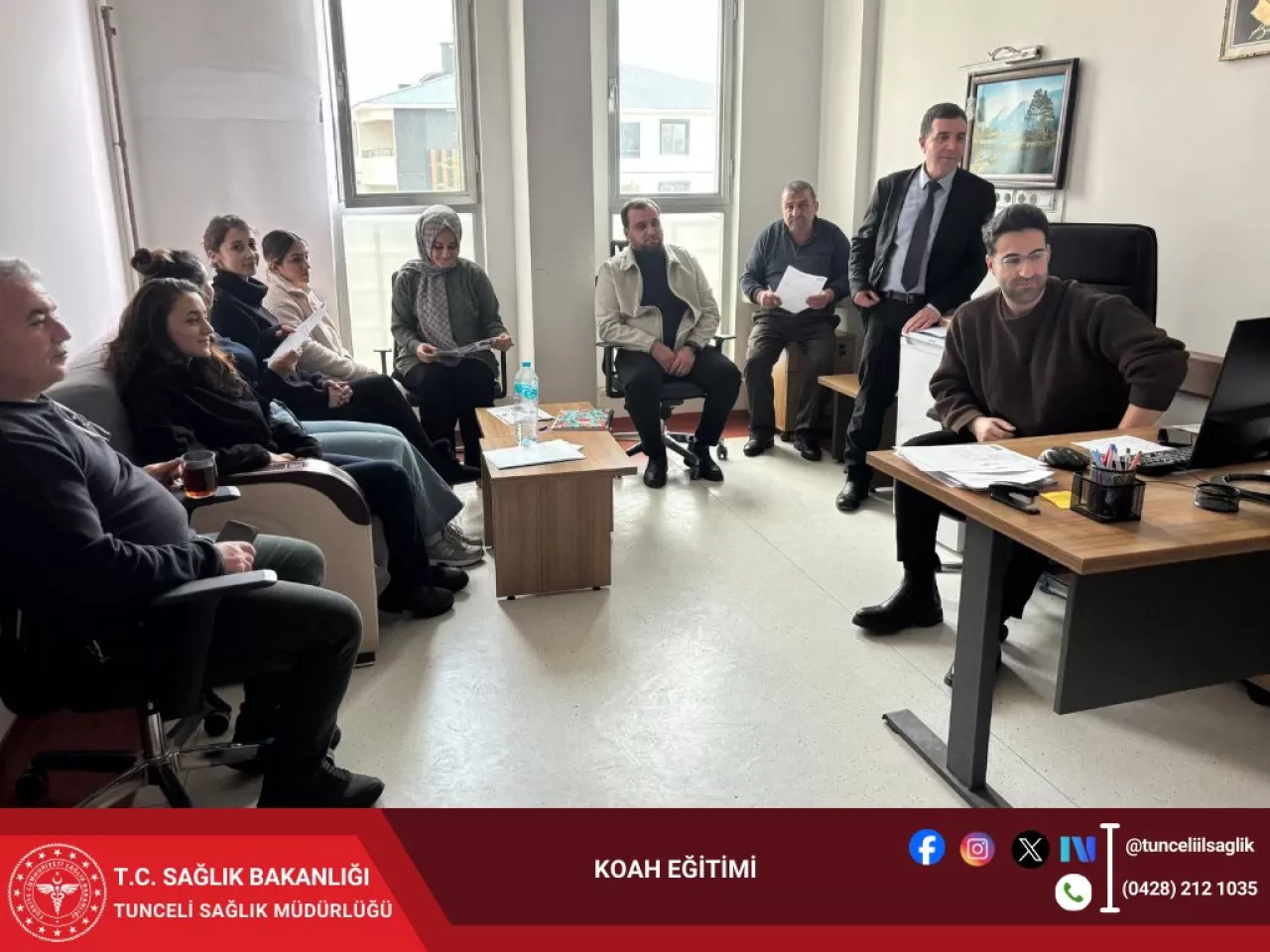 Hozat Toplum Sağlığı Merkezi, Tunceli'de KOAH Farkındalık Eğitimi Düzenledi